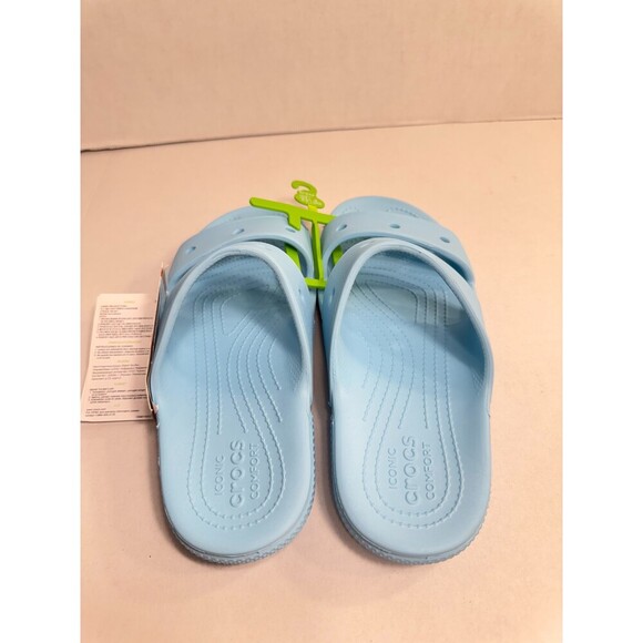 0158 Crocs Blue Classc Sandals-US 9 Womens - Picture 5 of 5
